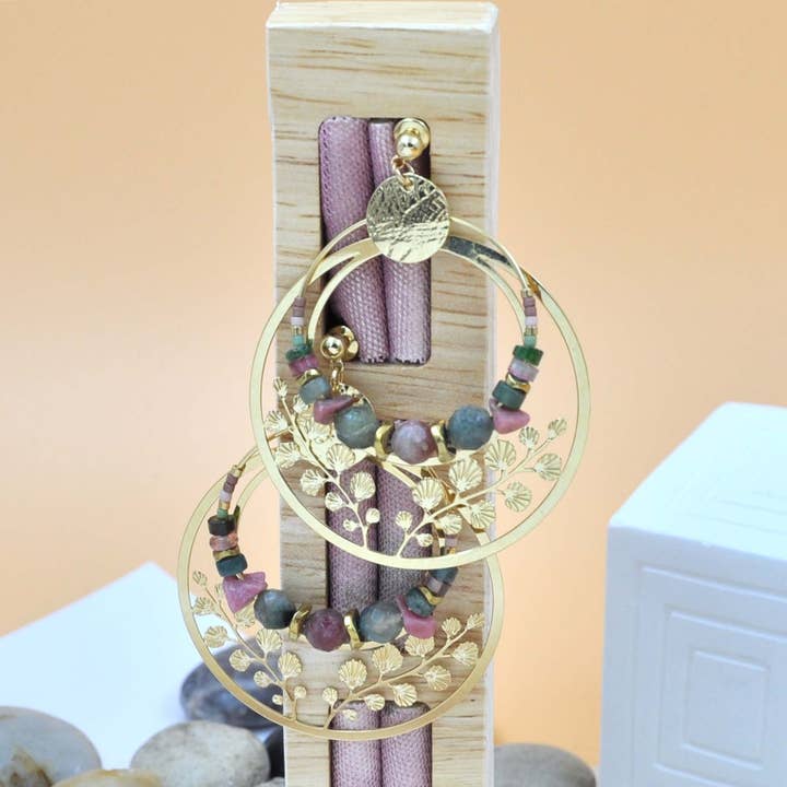 Grandi Creoli Foliage Tormalina per la vendita all'ingrosso da parte di Lili B