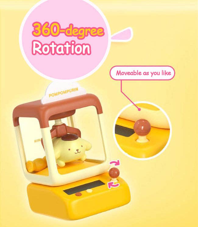 K-Wonderland - Venta al por mayor Figura de juguete - Niños - Figuras Sanrio Mini Máquina de Garra – Serie con Luz y Giro3