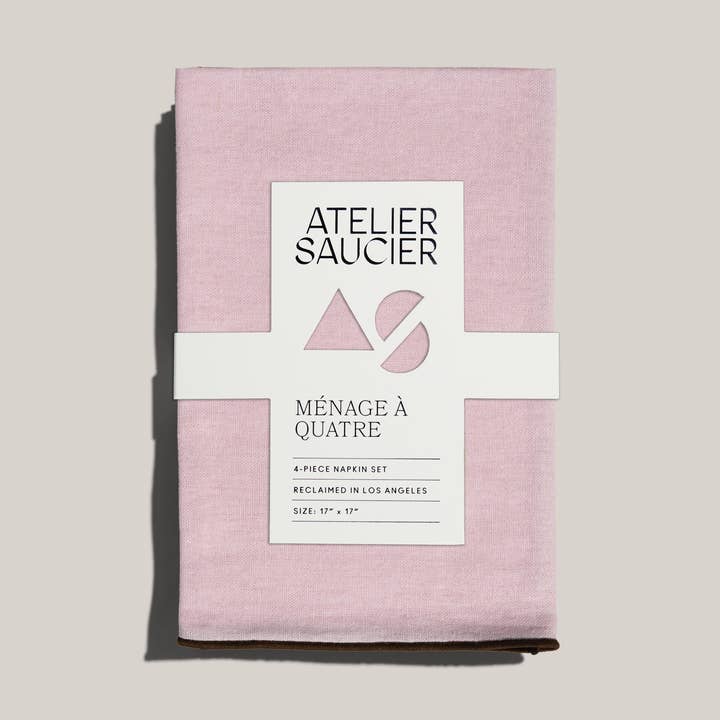 ATELIER SAUCIER – Engroshandel Middags- og stofserviet – Neapolitanske servietter | Sæt med 40