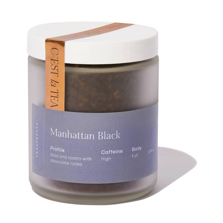 MANHATTAN BLACK | Wholesale Tea Jar for wholesale by TEASPRESSA | LUXE Mixer Cube