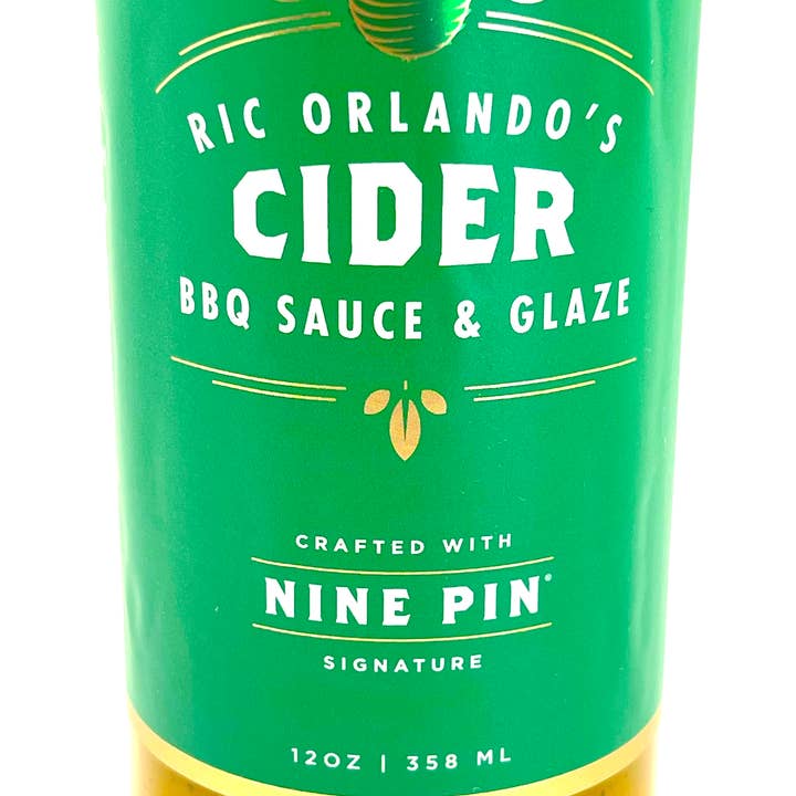 Ric Orlando's Pasta, Sauce, Hot Sauce and Seasonings - Wholesale BBQ Sauce - Gold BBQ Sauce, Ric Orlando/9 Pin Cider Partnership