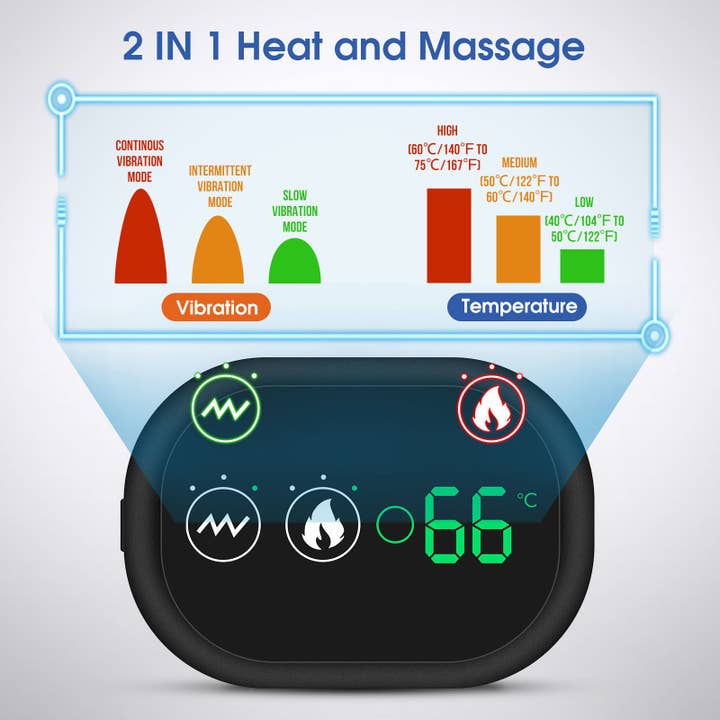 Electric Shoulder Massager Heating Pad Vibration Massage Support Belt Arthritis Pain Relief Shoulder Thermal Physiotherapy Brace for wholesale on Faire