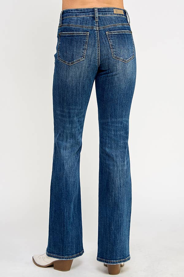 SAIGE DENIM - Wholesale Jeans - Women's - P8035MD-MID RISE SKINNY BOOT CUT WITH STRETCH3