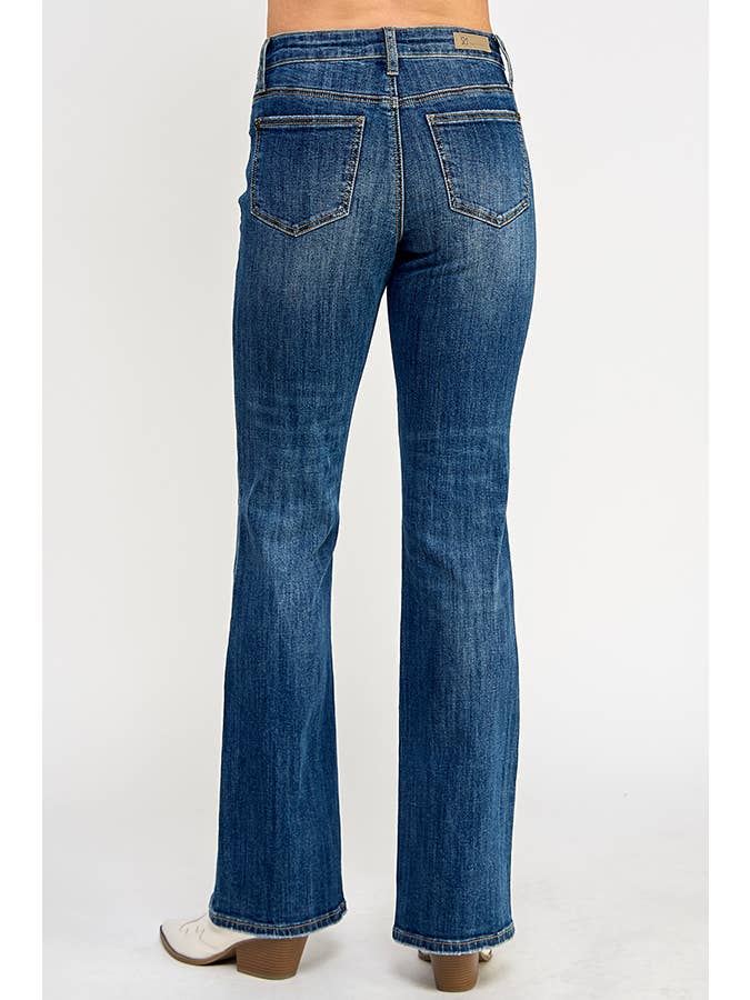 SAIGE DENIM - Wholesale Jeans - Women's - P8035MD-MID RISE SKINNY BOOT CUT WITH STRETCH3