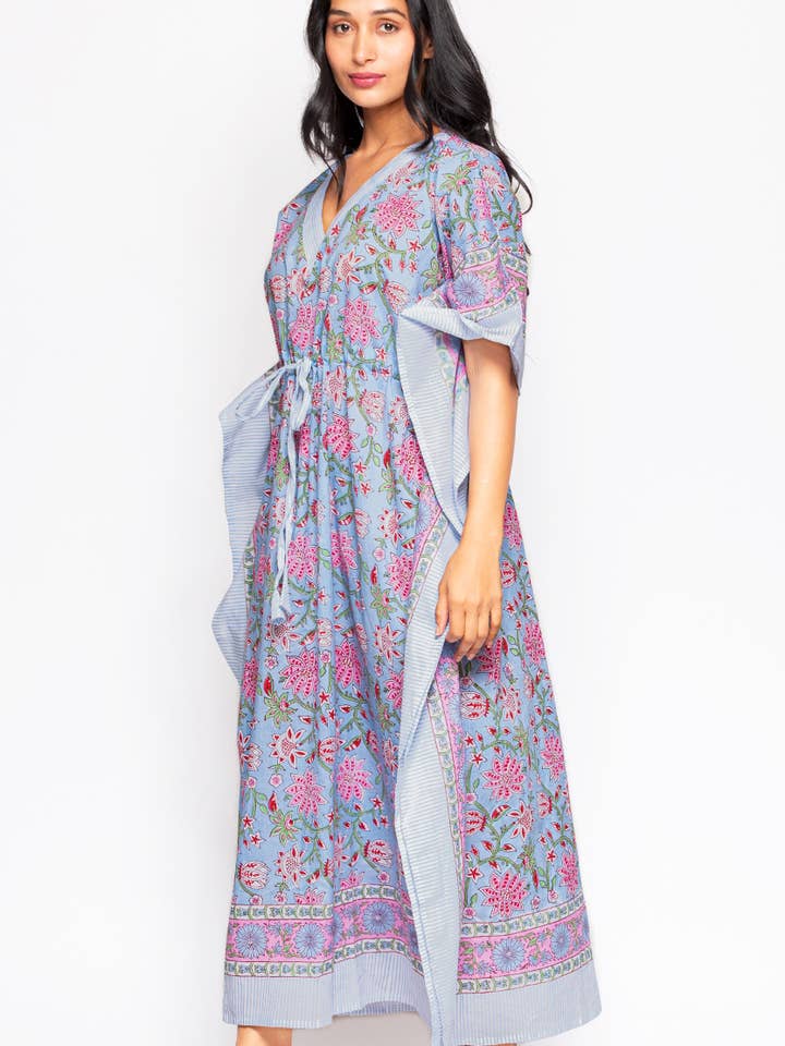 Sevya Handmade - Wholesale Kaftan - Women's - Anjali Block Print Caftans 10