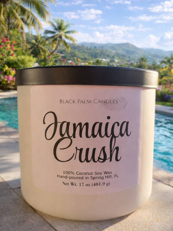 Jamaica Crush for wholesale by Black Palm Candles