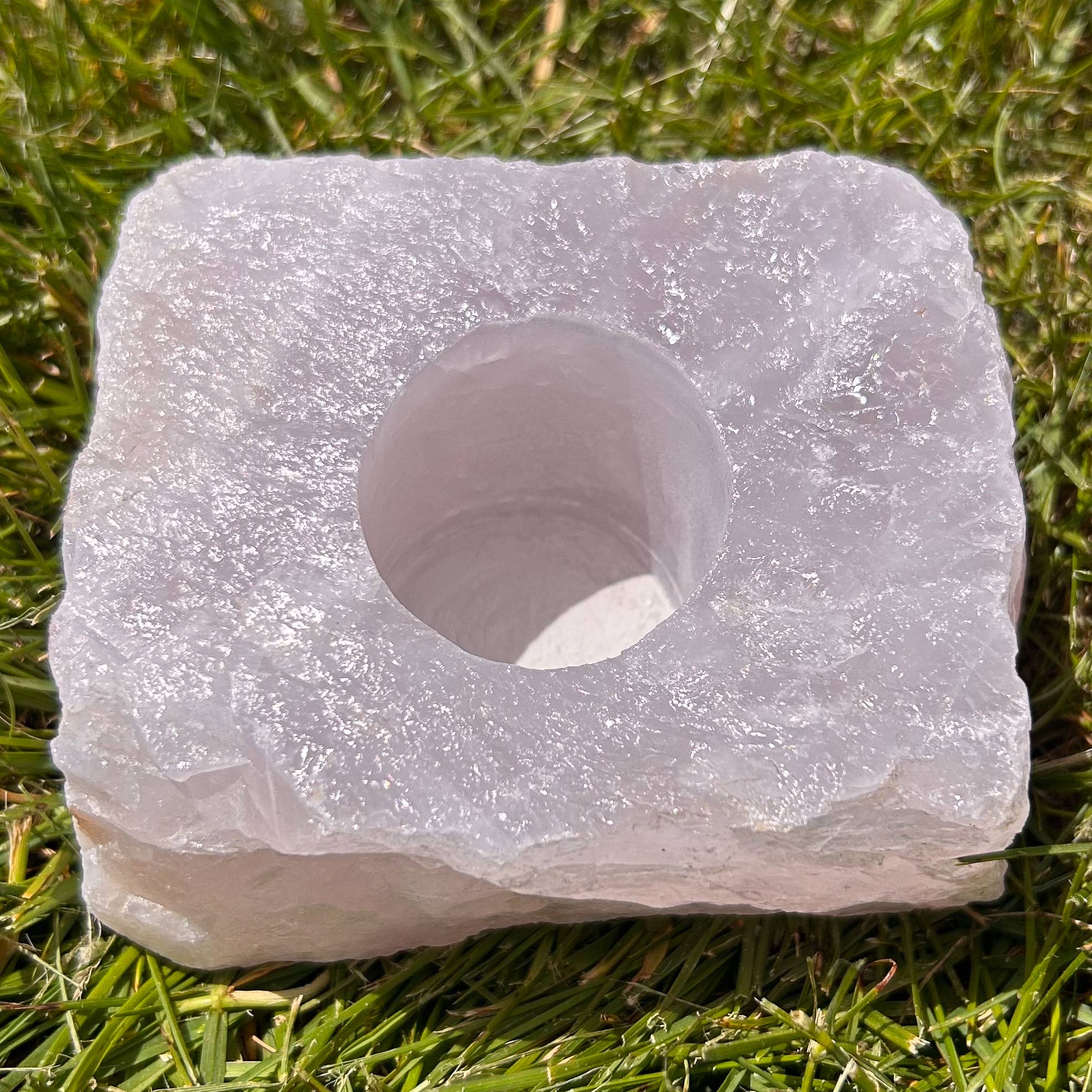 Quasar Gems USA – Großhandel Kerzenhalter – Kerzenhalter aus poliertem Rosenquarz3