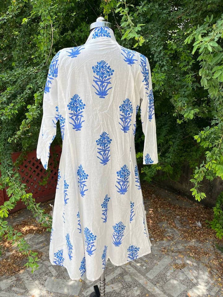 Bhawana Handicrafts - Wholesale Dress - Women's - Cotton Indian Block Print Long Wear Dress for Women6