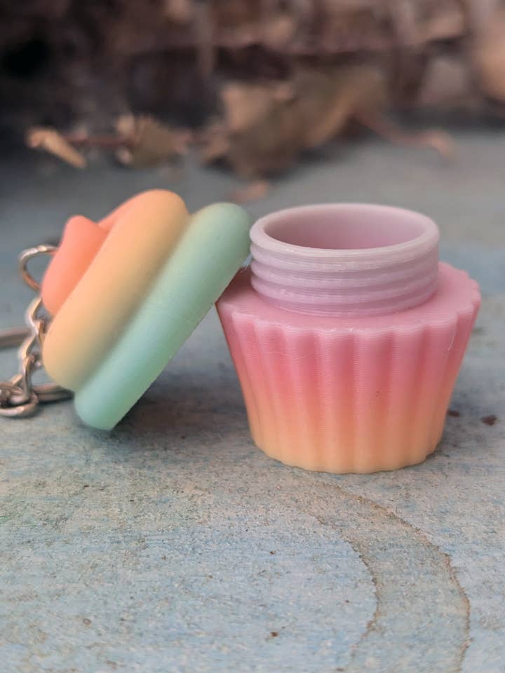 Cupcake Twist Top Keychain for wholesale by Sapphic Space