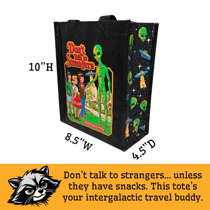 Snark Totes - Wholesale Tote Bag - Unisex - Alien Agendas Ready Tote3