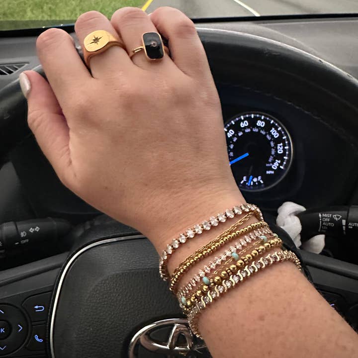 DRIP JEWELRY - Wholesale Signet Ring - Burst Signet Ring (size 6-8)3