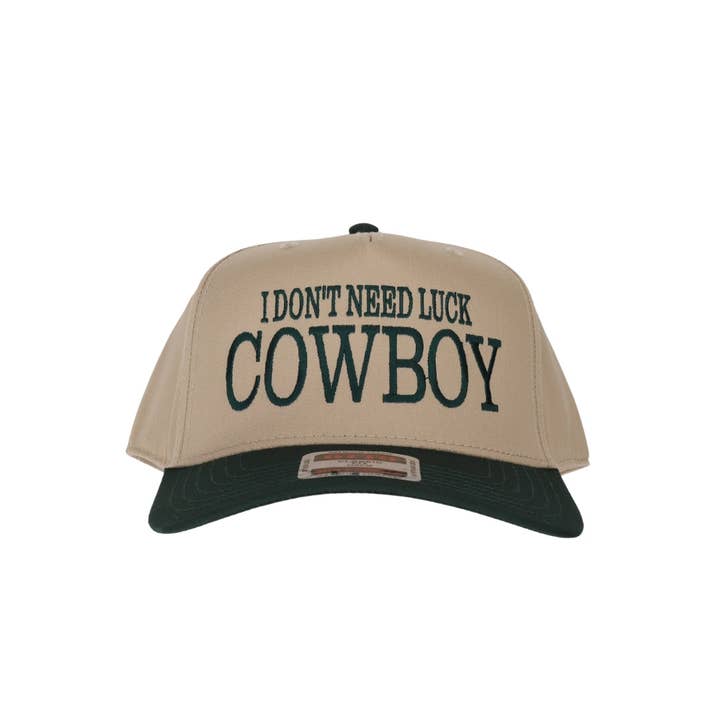 I Don't Need Luck Canvas Trucker Hat for wholesale by Stitch Your Style