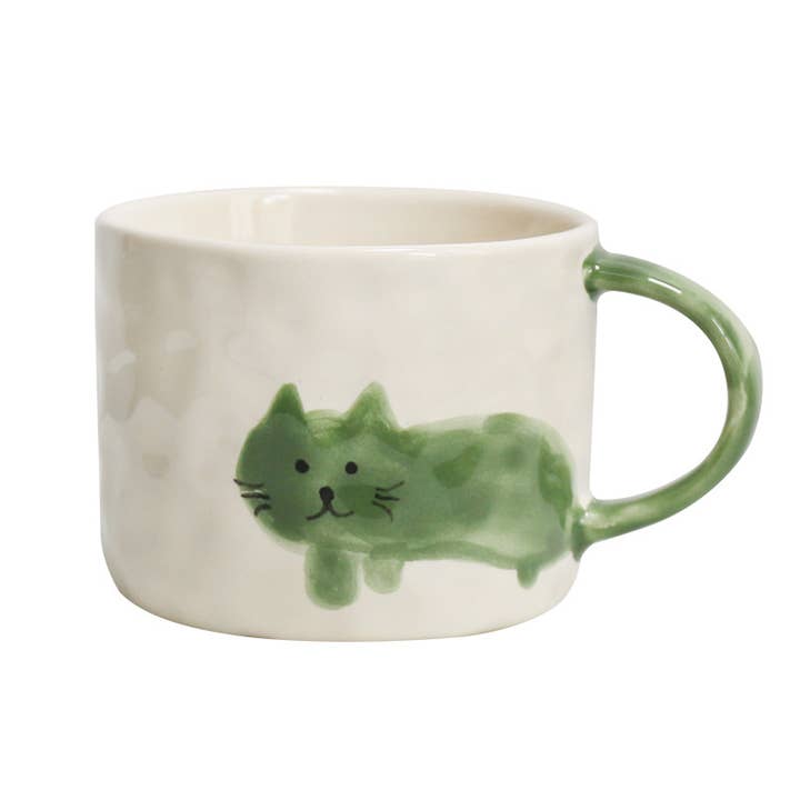 Homerely (We Cover All Import Duties) - Wholesale Coffee Mug - Hand-Painted Underglaze Ceramic Cat Mug | 300ml2