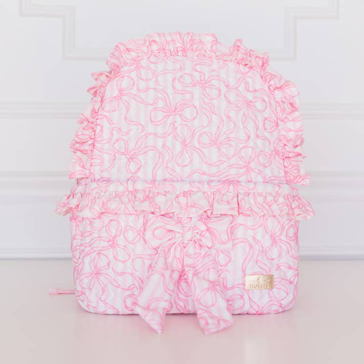 Quilted Coquette Backpack for wholesale by Hollis