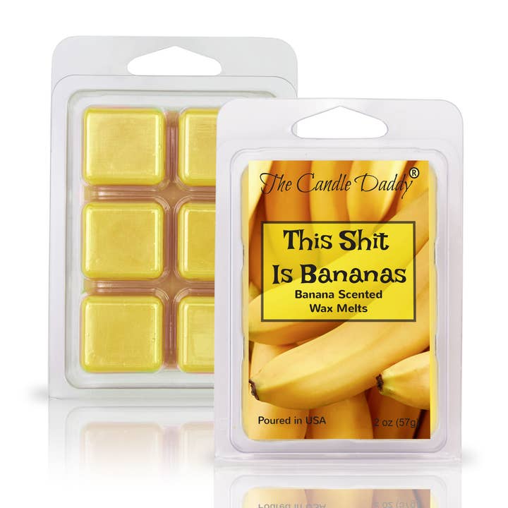 THIS SHIT IS BANANAS - BANANA SCENTED WAX MELT for wholesale by The Candle Daddy