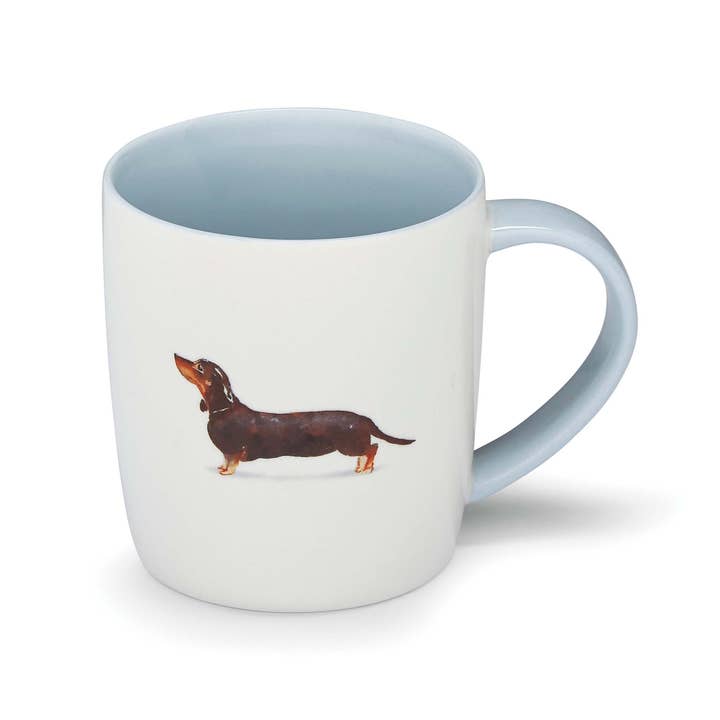 Multi Barrel Mug Curious Dogs for wholesale on Faire1