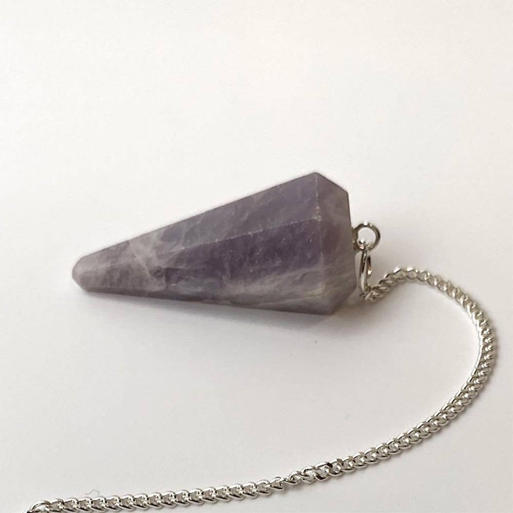 VIE – Engroshandel Meditationsudstyr – Pendul med kæde og 30 mm krystalsten69