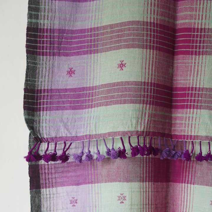 Annahmol - Wholesale Scarf - Unisex - Organic Indigenous Woven Cotton & Natural Dye Scarf51