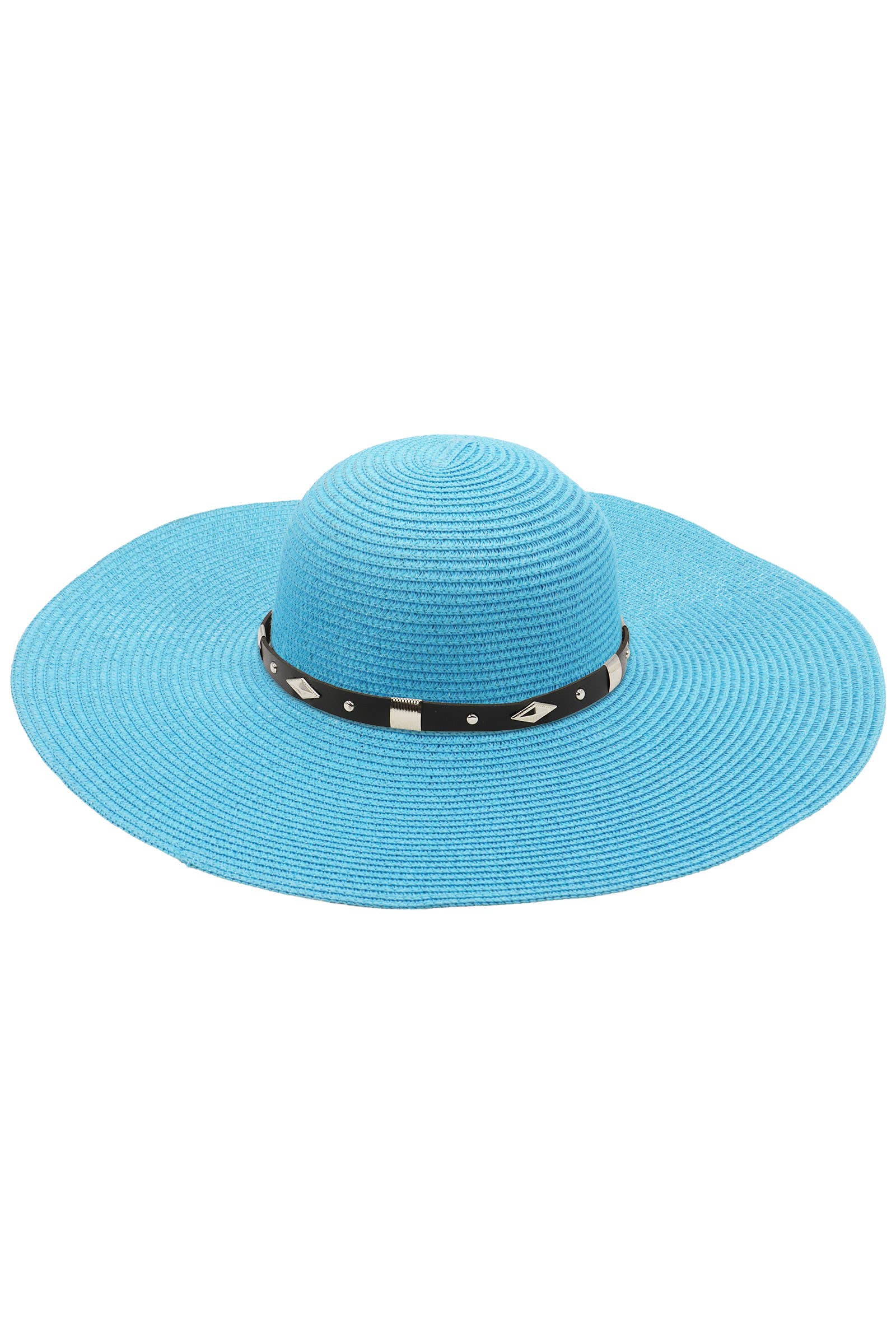 Cap Zone – wholesale Stråhatt – Dam – Diamant Concho Bälte Floppy Stråsolhatt13