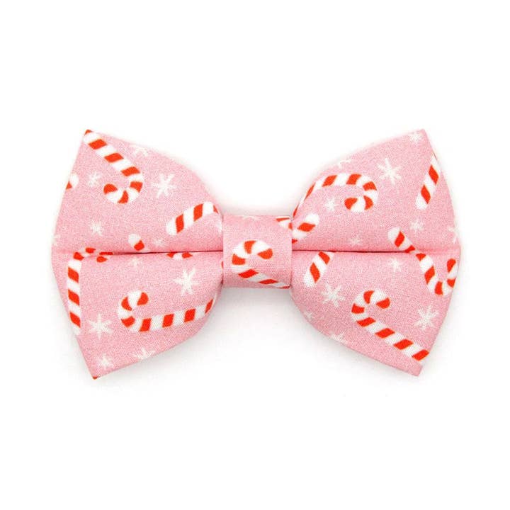 "Candy Christmas" - Holiday Bow Tie for Cats + Small Dogs for wholesale by Made By Cleo