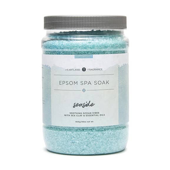 Seaside (Soothing Ocean Vibes) Epsom Spa Soak for wholesale by Heartland Fragrance