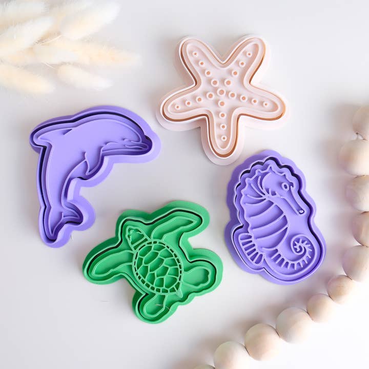 Play Sense - Wholesale DIY Craft Kit - Kids - Eco Playdough Stamp | Turtle