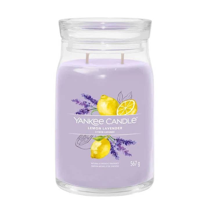 Yankee Candle Citron Lavande Signature - Grand Bocal pour la vente par Seifen-Shop