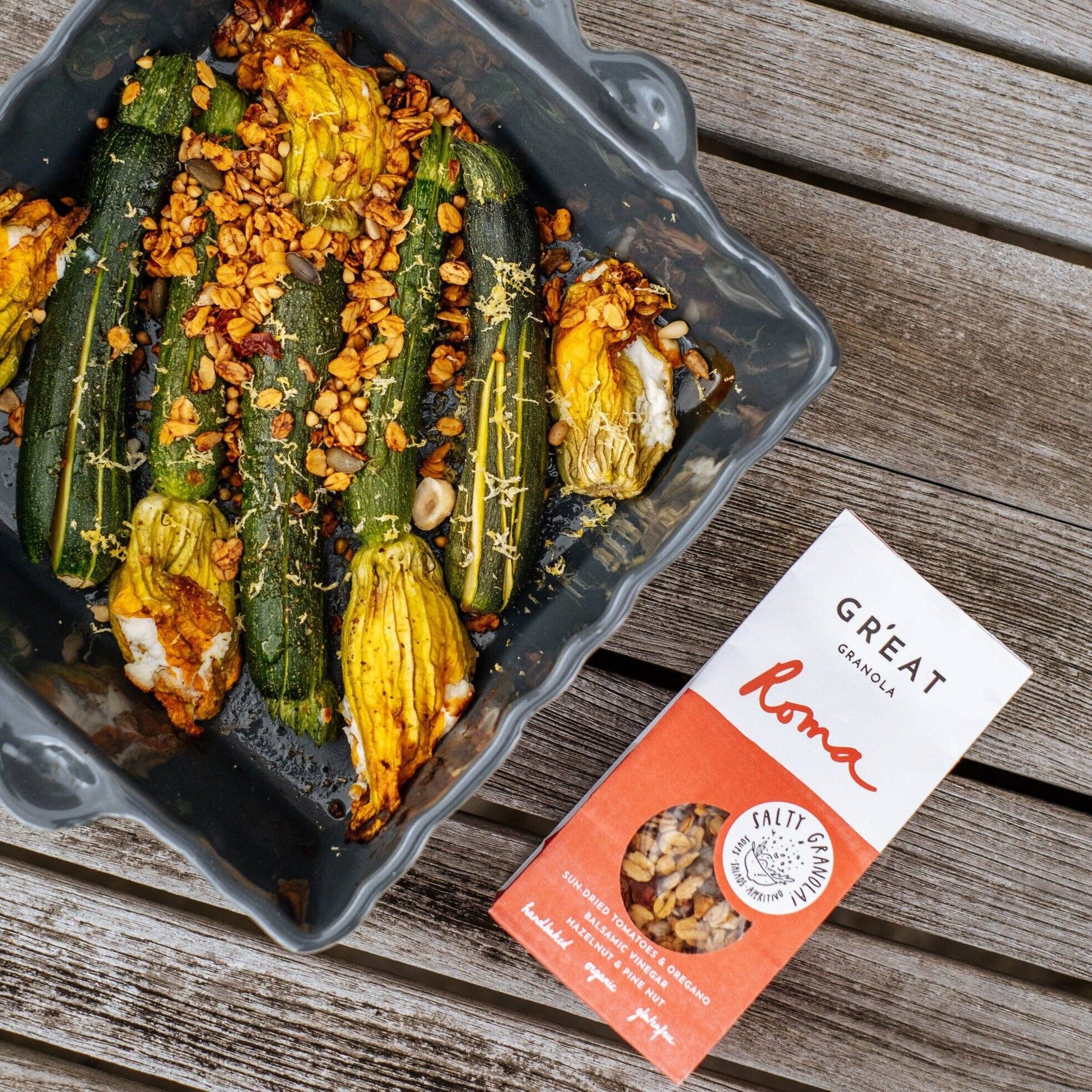 GR'EAT Granola - Wholesale Granola - ROMA 200g - Sun-dried Tomato • Oregano • Pine Nut4