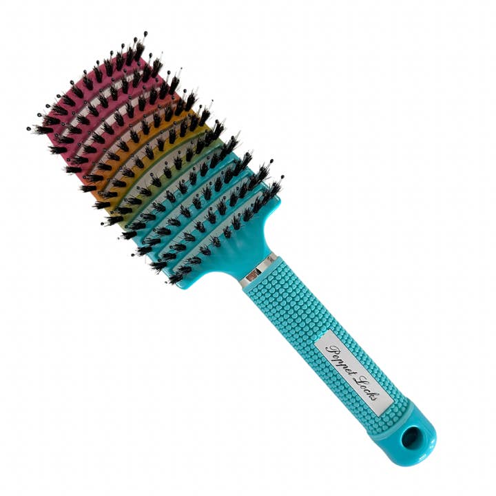 Magisk hårbørste - Aqua ombré for engroshandel hos Poppet Locks