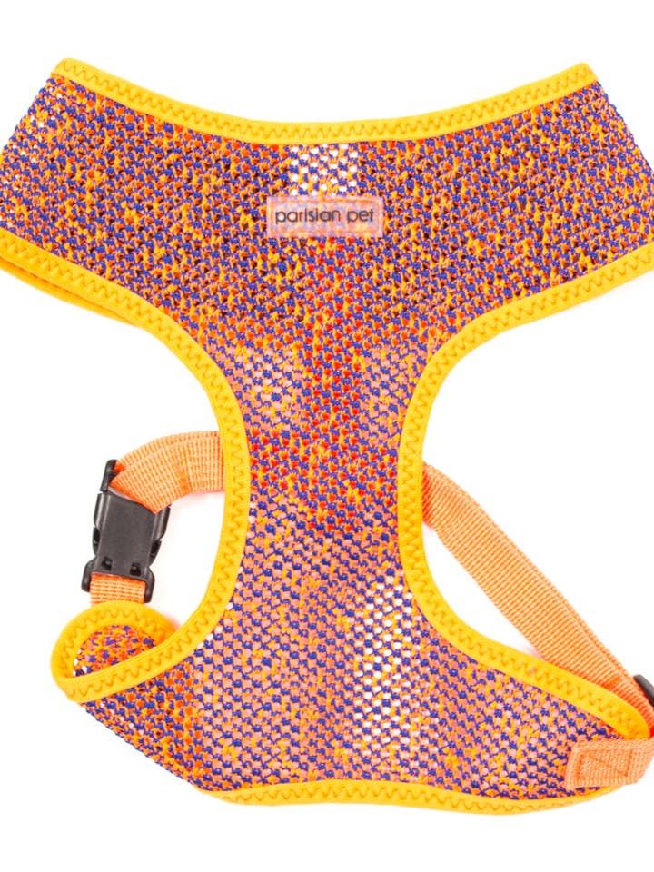 Sport Net Harness Orange Blue – High-Quality Dog Harness for wholesale by Parisian Pet®