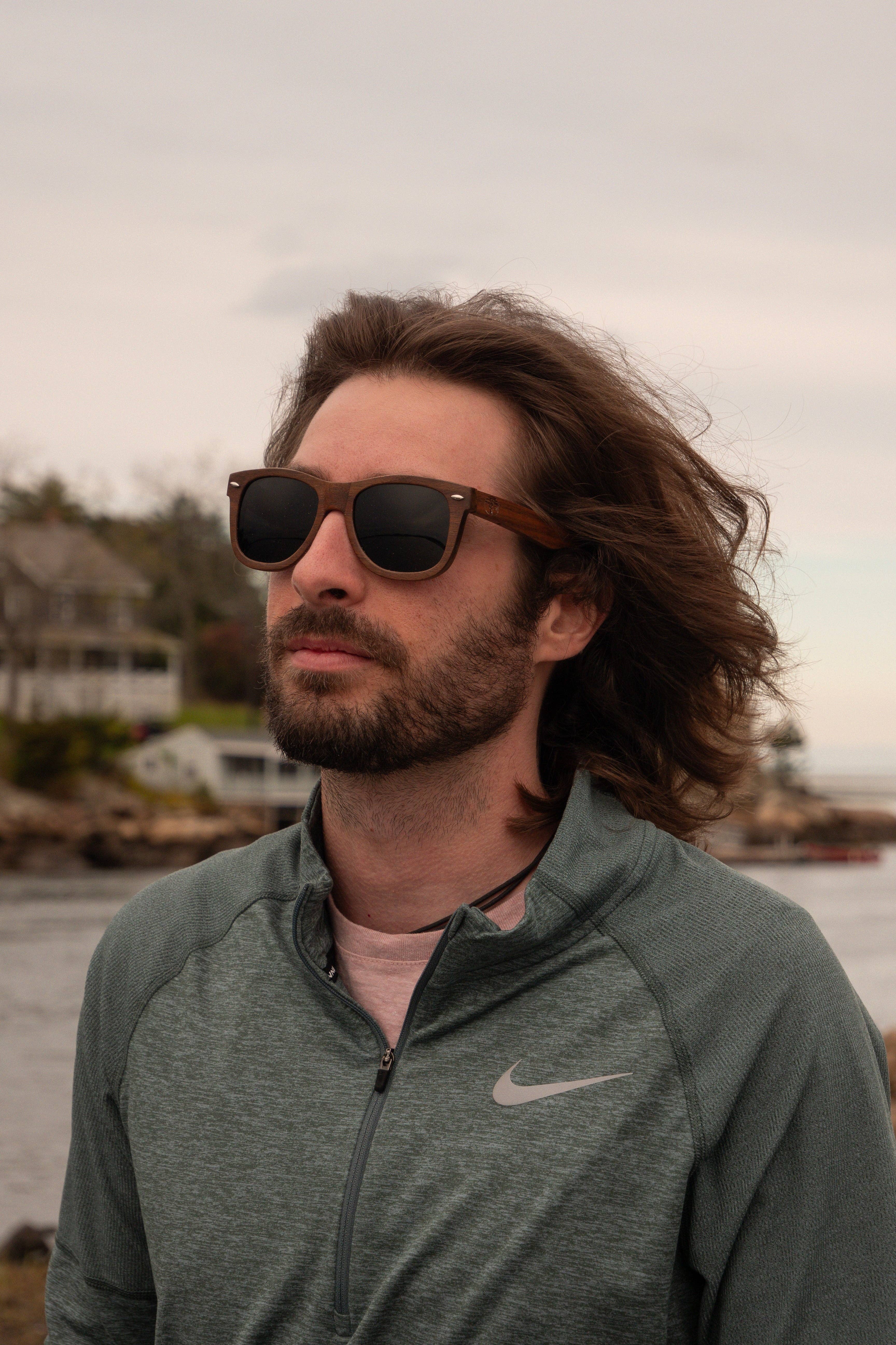 Forrest & Harold - Wholesale Sunglasses - Men's - Handmade Wooden Sunglasses - All Wood Premium Wayfarer1