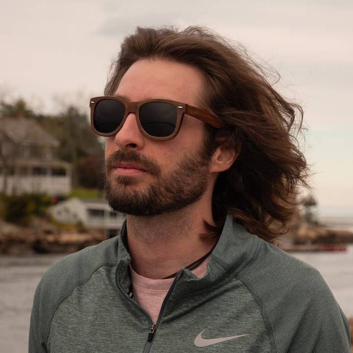 Forrest & Harold - Wholesale Sunglasses - Men's - Handmade Wooden Sunglasses - All Wood Premium Wayfarer1