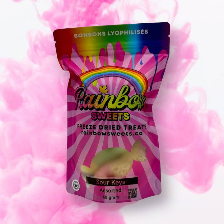 Freeze Dried Sour Keys for wholesale by Rainbow Sweets