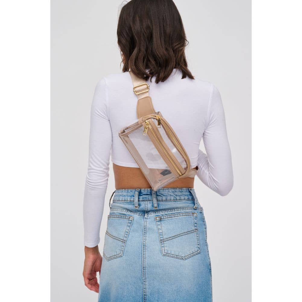 Urban Expressions – wholesale Midjeväska - Dam – Air Clear transparent midjeväska med två dragkedjefack42