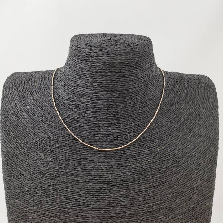 18K 17.5 inch Real Gold Plated Bead Necklace Chain for Jewelry Necklace Making, 17 1/2 x 1/32 x 1/32 Inches | CN-658 Clearance Pricing for wholesale by Aim Eternal