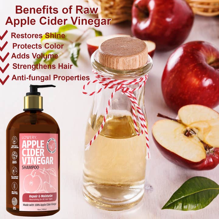 Lovery - Wholesale Hair conditioner - Apple Cider Vinegar Shampoo & Coconut Avocado Conditioner4