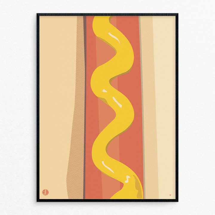 Hot Dog print for wholesale by Tim Kapustka