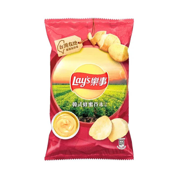 Pops Distro Inc - Wholesale Chips - Lay’s Korean Honey Mustard (32g) (Taiwan) 6-pack0