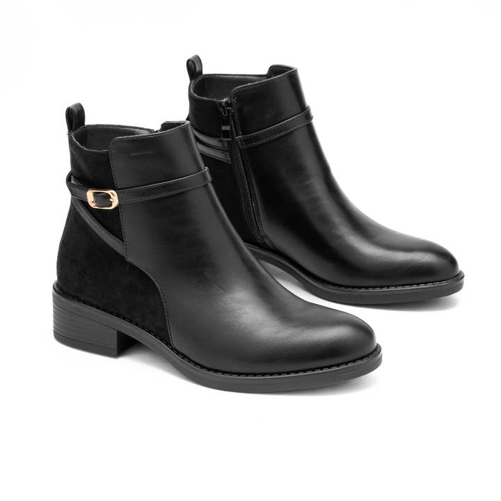 Two-Tone Ankle Boot with Fine Strap 68328 and other Purchase Wholesale m c. Free Returns & Net 60 Terms on Faire trending on Faire.