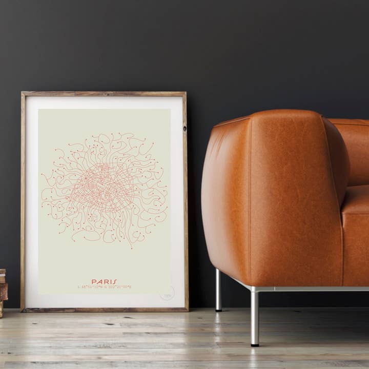 Poster van Parijs voor wholesale door Prao Studio