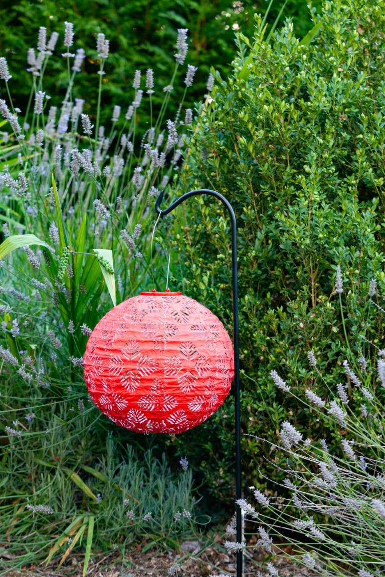 Allsop Home & Garden - Wholesale Outdoor/Lawn Light - Stella Brights 12" Globe Solar Lantern - Chili7