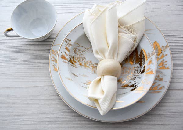 Artyfactos - Vente Rond de serviette - Anneaux de serviette en noix de tagua15