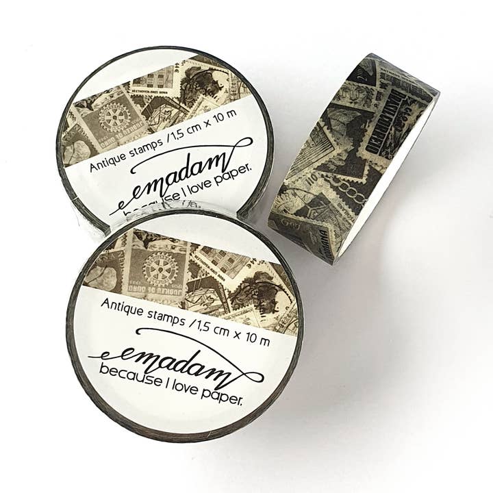 Washi Tape - Antique stamps for wholesale by Emadam - Art & Design