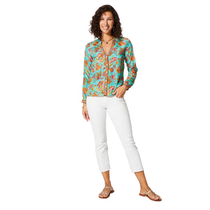 Top estivo classico a maniche lunghe MCTOP0056G per la vendita all'ingrosso da parte di Aller Simplement