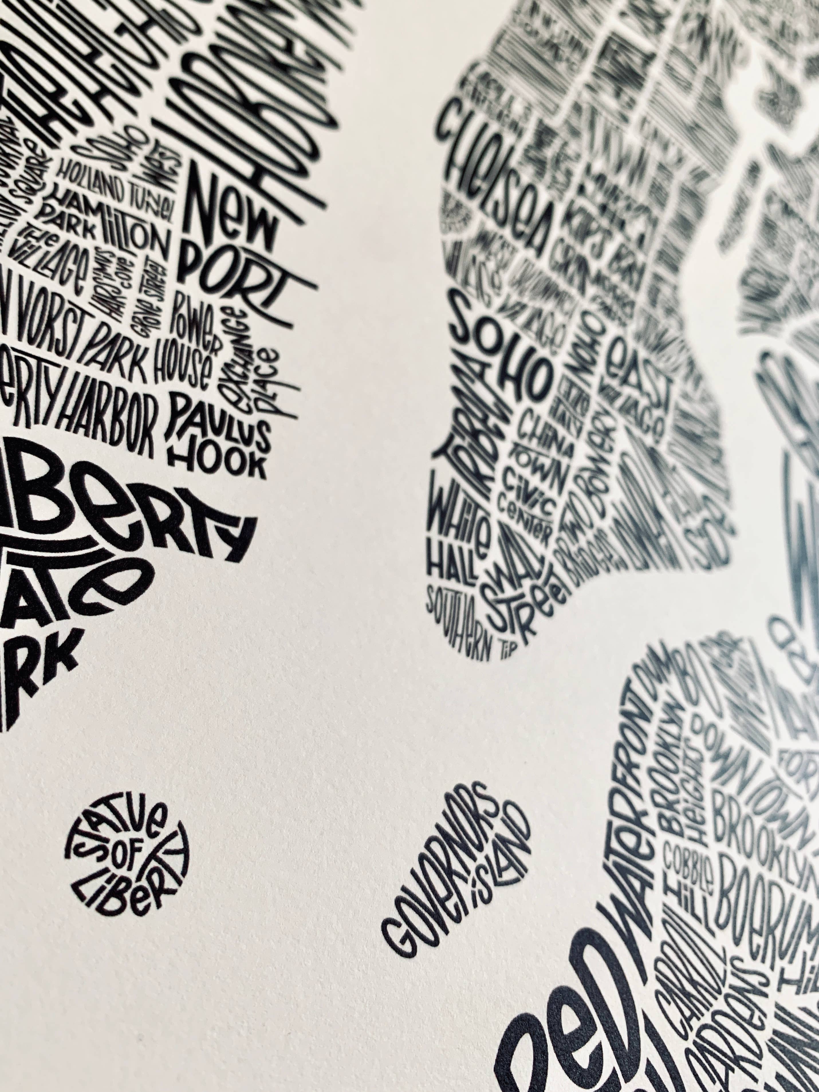 Les Petits Plans – Engroshandel Plakat – Plakat med New Yorks bydele og seværdigheder4