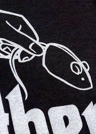 Geada negra T-shirt de Gola em V para Mulher "Catmother" Engraçada e Fofa. para venda a revendedores na Faire3