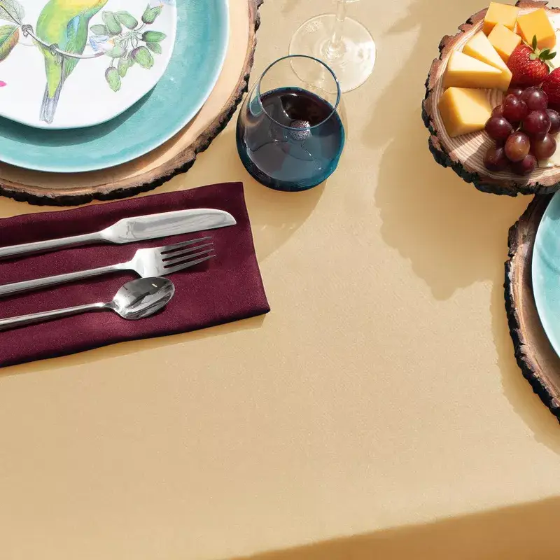 Gee Di Moda - Wholesale Tablecloth - Heavy Duty Washable Polyester Rectangle Tablecloth18