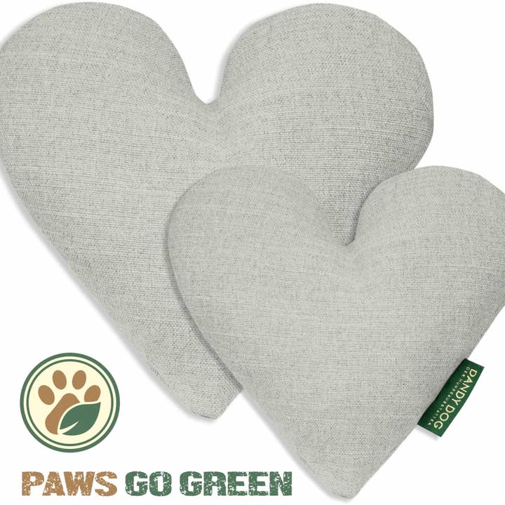 Eco Dog Heart Grey Dog Toy for wholesale by Dandy Dog