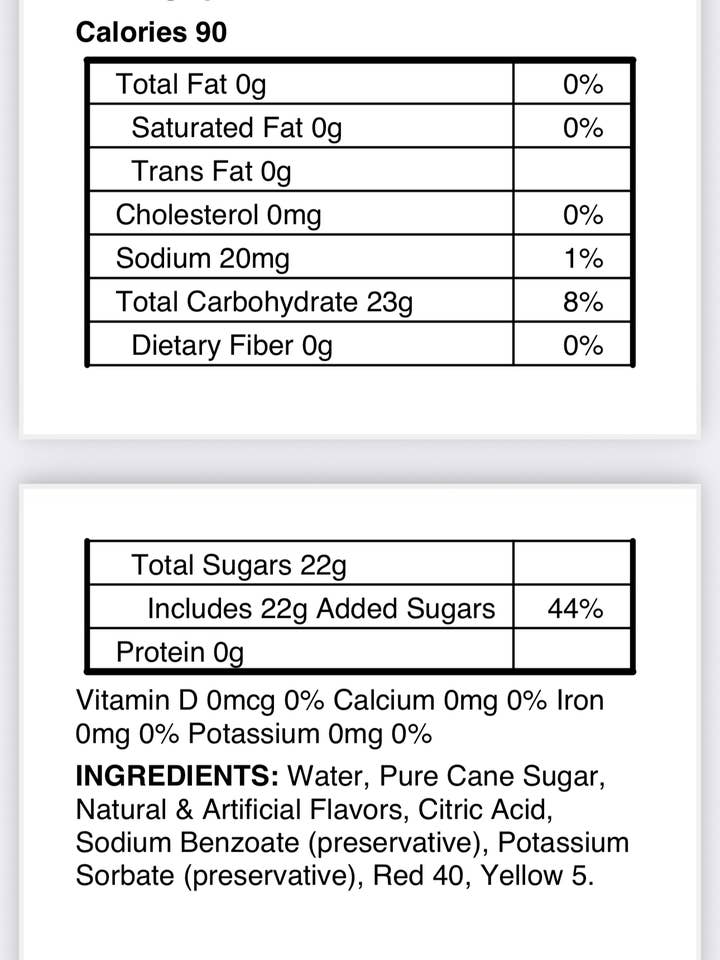 Mélange de soda sale Fruit Loops pour la vente par Dirty Sips Dirty Soda Mix