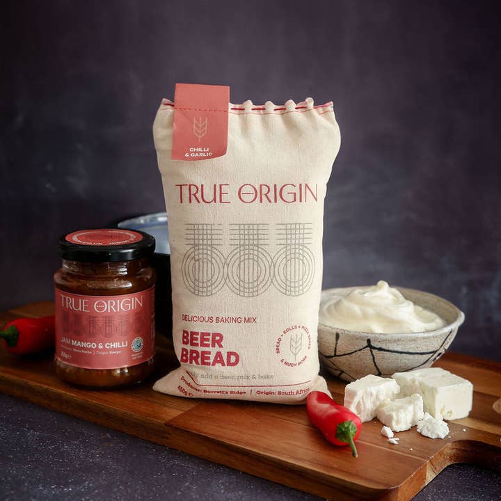 True Origin Foods – wholesale Bread mix – Chilli & Garlic Beer Bread (450g)4